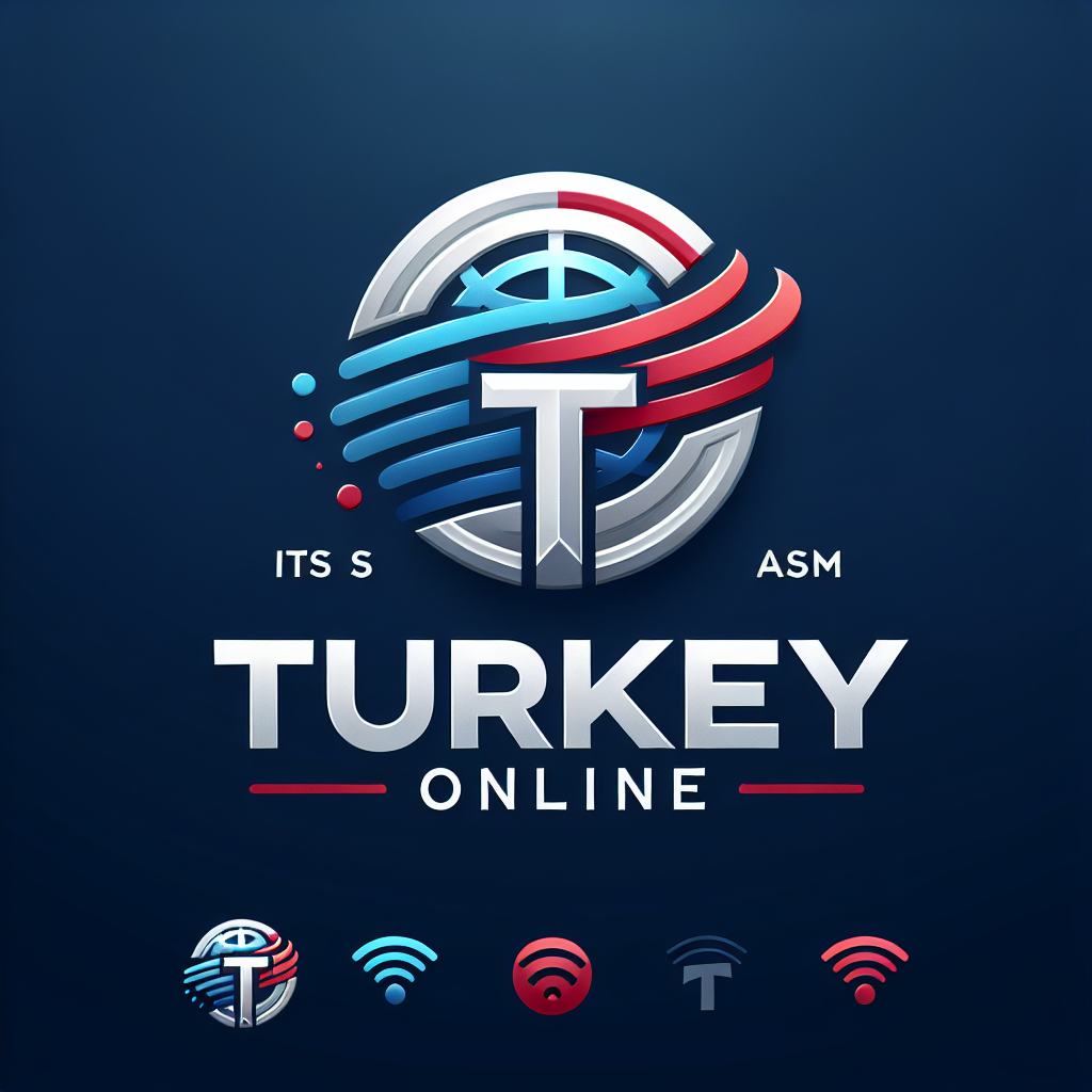 Design a sleek and tech-forward logo for a modern Turkish news and information platform called \